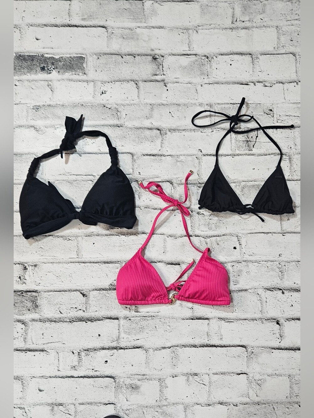 3 Bikini Tops Michael Kors Roxy Unbranded Womens Small Swimwear
